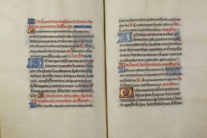 [Manuscrit]. Recueil de dévotions et prières. En latin et en français, manuscrit...