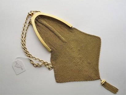 Purse/ Evening bag made of 18K (750/oo) yellow...