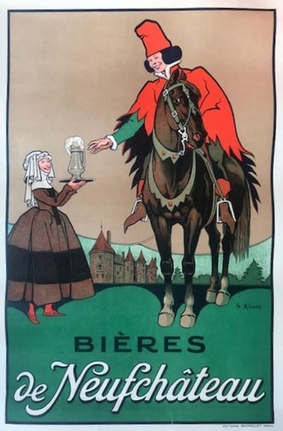 RIPART G. BIÈRES de NEUFCHÂTEAU Editions Bachollet, Paris - 57 x 39 cm - Not covered,...