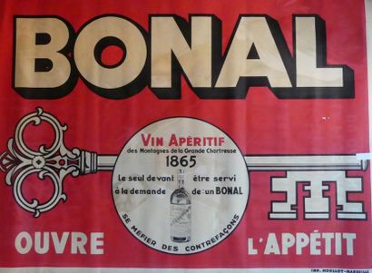 ROSETTI J, LEMMEL (2) (3 posters) LA RAPHAËLLE "LIQUEUR BONAL" (1908) and BONAL "ouvre...