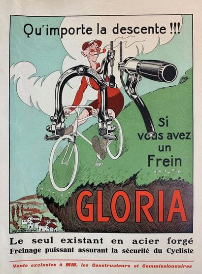 DIVERS (1 affiche et 2 affichettes) LA FRANçAISE DIAMOND - PLUDOCTANE and BRAKE GLORIA...