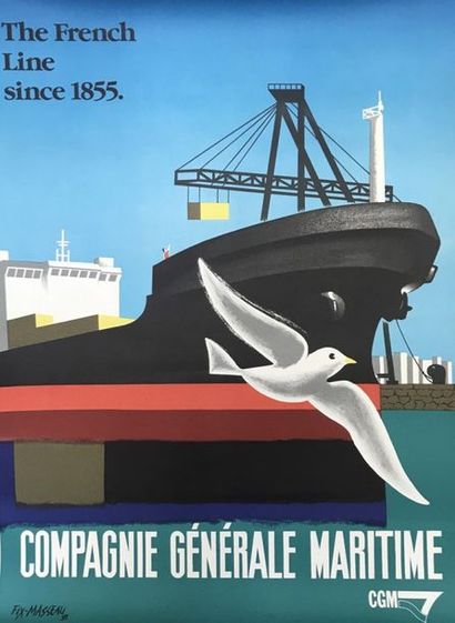 FIX-MASSEAU Pierre (1905-1994) et DONDOU (d’après) (2 affiches) COMPAGNIE GÉNÉRALE...