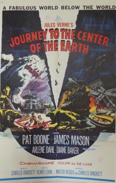 null JOURNEY TO THE CENTER OF THE EARTH (4 affiches) JOURNEY TO THE CENTER OF THE...