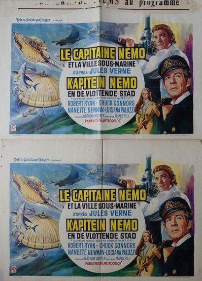 null CAPTAIN NEMO (5 posters, flyers and documents) CAPTAIN NEMO AND THE UNDERWATER...