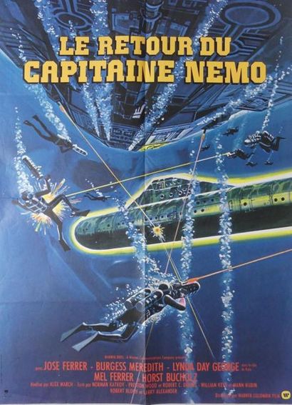 null THE RETURN OF CAPTAIN NEMO (2 posters, 19 photos & 1 document) THE RETURN OF...