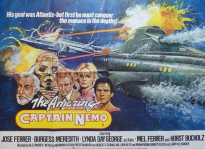 null THE RETURN OF CAPTAIN NEMO (2 posters, 19 photos & 1 document) THE RETURN OF...