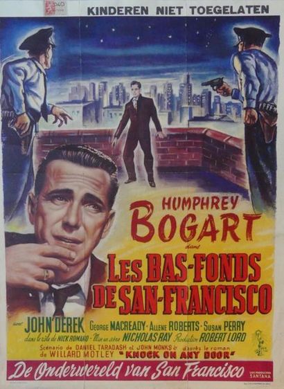 null Humphrey BOGART LES BAS-FONDS de SAN-FRANCISCO. Film avec Humphrey Bogart Imprimé...