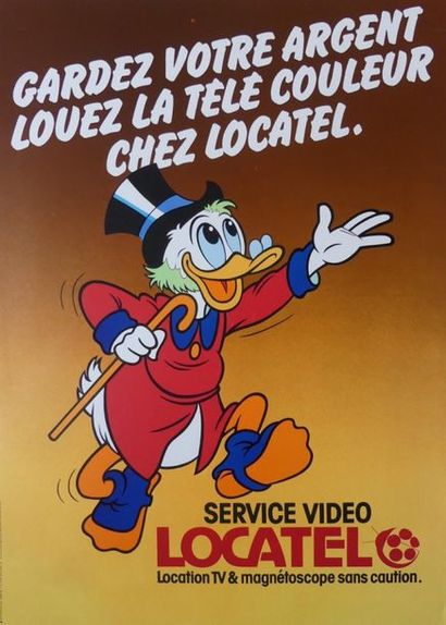 DIVERS (5 Affiches) LUCKY LUKE ( “A L’AFFICHE” au verso) - BECASSINE- LOCATEL - LEGO...