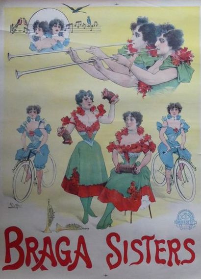PAOLO Henri (2) -CLOUET Emile & DIVERS (5 affiches) BRAGA SISTERS - MAY BELFORT -...