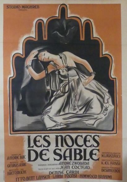 STUDIO MAGHREB (2 affiches) LES NOCES DE SABLE.Film de André Zwobada, texte écrit...