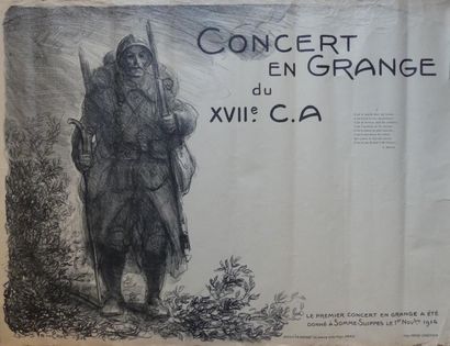 JONAS Lucien (1880-1947) et STEINLEN (2 affiches) JOURNÉE de L’ARMÉE D’AFRIQUE et...