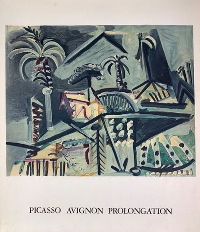 PICASSO Pablo (1881-1973) (3 affiches) Imp.Mourlot et Mourlot (copyright) - 75 x...