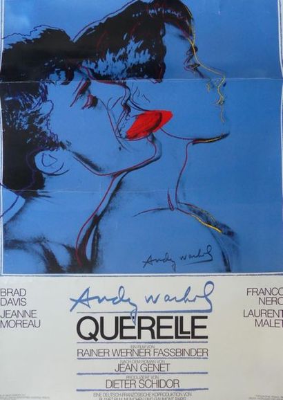 WARHOL Andy (1928-1987) QUERELLE.Film de Rainer Werner Fassbinder avec Brad Davis,...