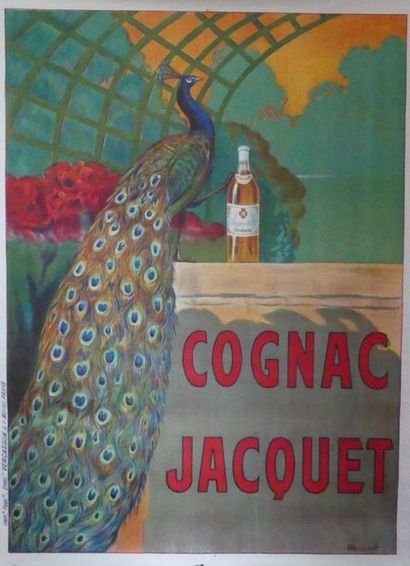 BOUCHET E. C OGNAC JACQUET. Vers 1910-1920 Imprimerie Vercasson, Paris - 160 x 118...
