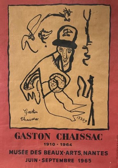 BUFFET Bernard-DUBUFFET Jean et CHAISSAC Gaston (3 affiches) “CENT TABLEAUX”- “LE...