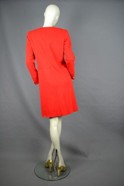 GIVENCHY GIVENCHY dress in wool from the 80's, size 40/42, very good condition. Lining...