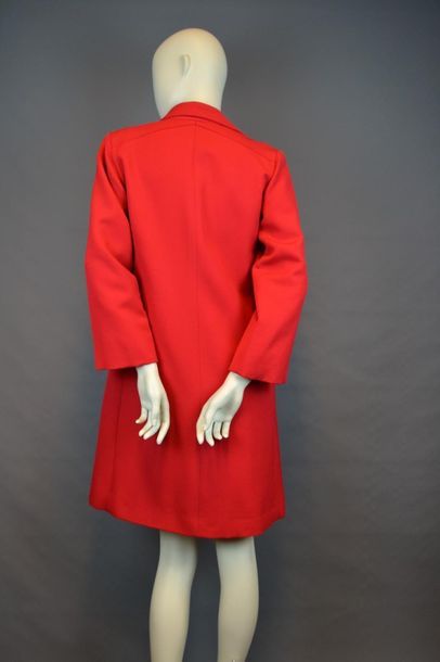 JLs SCHERRER JLs SCHERRER coat in red wool, from the 70/80's, in perfect condition,...
