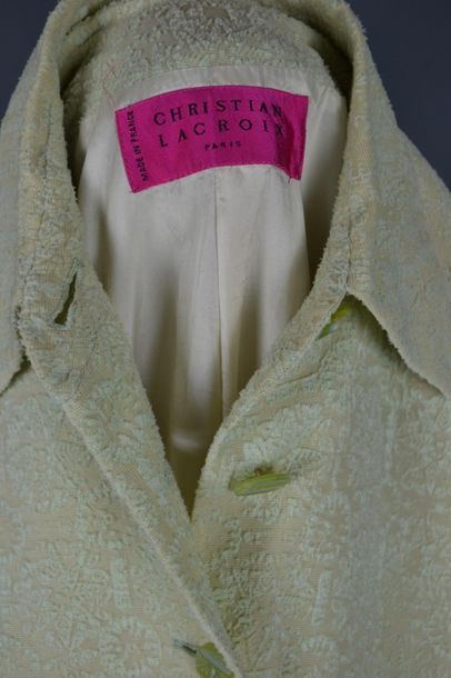 Christian LACROIX Jacket of the house CHRISTIAN LACROIX PARIS, in silk and mix, from...