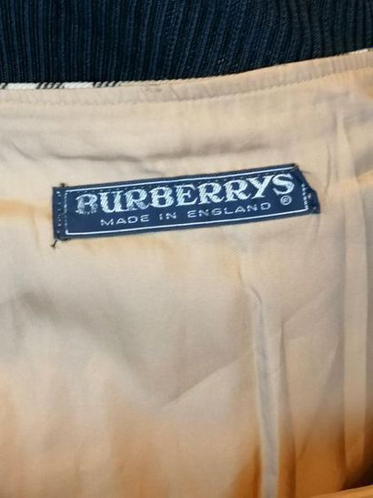 BURBERRYS Jupe BURBERRYS en laine, doublure viscose, taille 36, longueur 75cm, années...