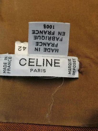CELINE Jupe de la maison CÉLINE en coton des années 80, taille 38/40, très bon é...