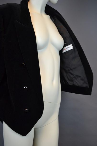 YSL YSL left bank jacket in cotton velvet, 80/90s, in perfect condition, size 40