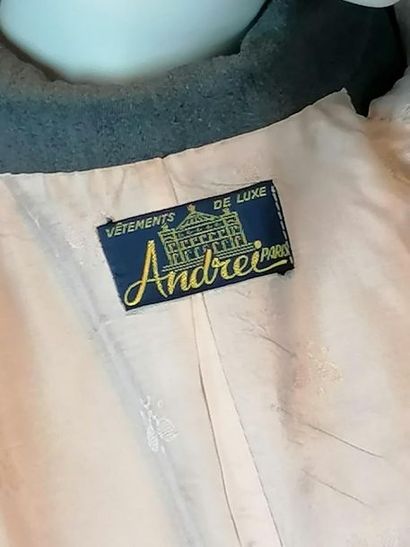 ANDREI PARIS Jacket from the 50's from ANDREI PARIS in wool, satin lining, excellent...