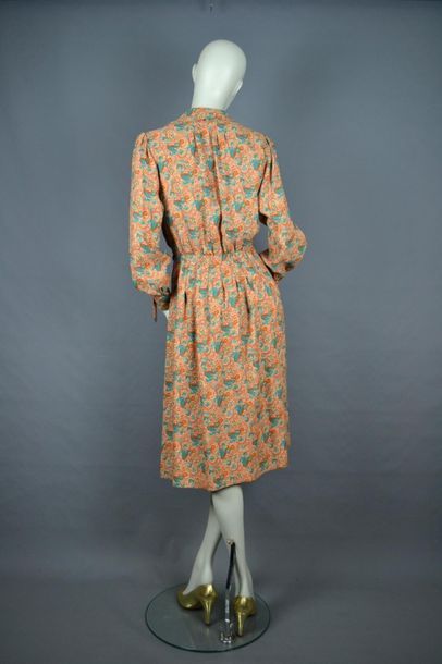 FOUKS Dress from the house FOUKS from the 70's, in synthetic, Size 38, excellent...