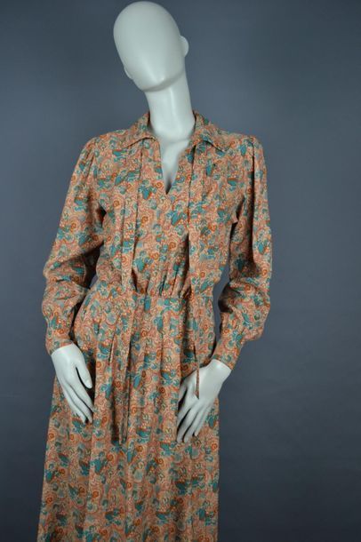 FOUKS Dress from the house FOUKS from the 70's, in synthetic, Size 38, excellent...