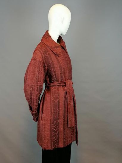 Christian LACROIX BAZAR coat by CHRISTIAN LACROIX from the 90's, size 38, in wool,...