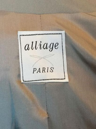 ALLIAGE Jacket and dress set from the house ALLIAGE, from the 90's, in silk and mix,...