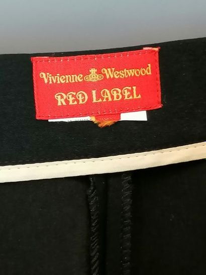 VIVIENNE WESTWOOD Pantalon Vivienne WESTWOOD pour RED LABEL, taille 38, en soie et...