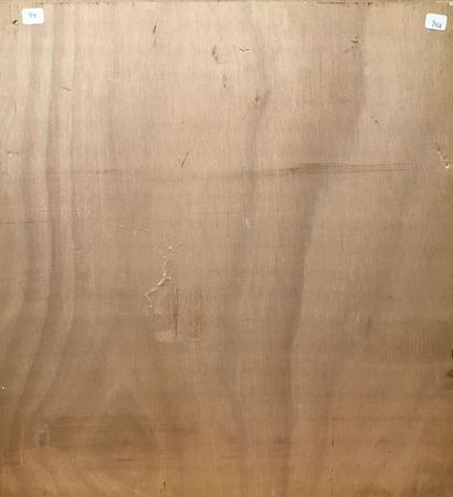 Joseph KADAR sans titre Sérigraphie sur bois 53 x 49