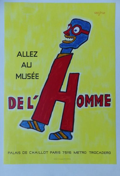 SAVIGNAC Raymond (1907-2002) (5 affichettes) FOIRE DES LOISIRS-DIJON (2)(1978) -LA...