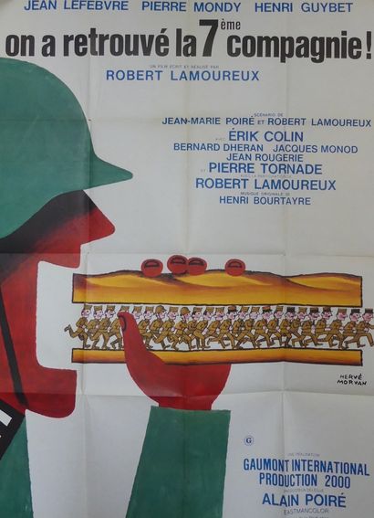 MORVAN Hervé (3 affiches) LA 7ième COMPAGNIE Divers imprimeurs – 160 x 120 cm – Non...