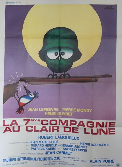 MORVAN Hervé (3 affiches) LA 7ième COMPAGNIE Divers imprimeurs – 160 x 120 cm – Non...