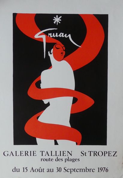 GRUAU René (1909-2004) et GRUAU (d’après) (3 affichettes) LA DAME DE CHEZ MAXIM-...
