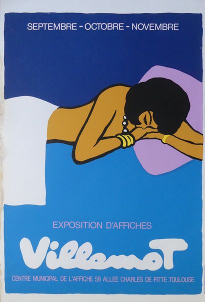 VILLEMOT Bernard (1911-1990) (7 affiches et affichettes) 
FOIRE INTERNATIONALE et...