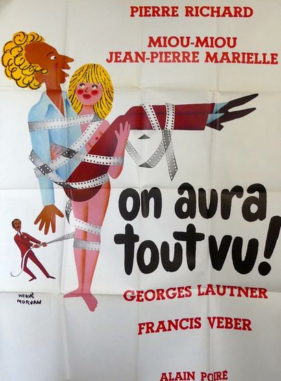 DIVERS (4 affiches et affichettes) ON AURA TOUT VU- LE RETOUR DU GRAND BLOND - LE...