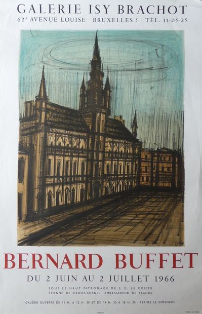 DIVERS (7 affiches) BRAYER Yves (1953) -BUFFET Bernard (1966) - COMBAS Robert (2009)-GRAPUS...