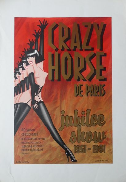RAU Charles & Zara NEVADA CRAZY HORSE de Paris. « JUBILEE SHOW, 40 years of success...