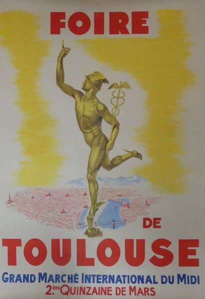 ANONYME FOIRE DE TOULOUSE. « Grand Marché International du Midi ». Vers 1930 Havas...