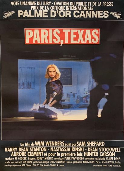 DIVERS (2 affiches) PARIS TEXAS et LE PSYCHOPOMPE Imprimerie Lalande-Courbet (offset)...