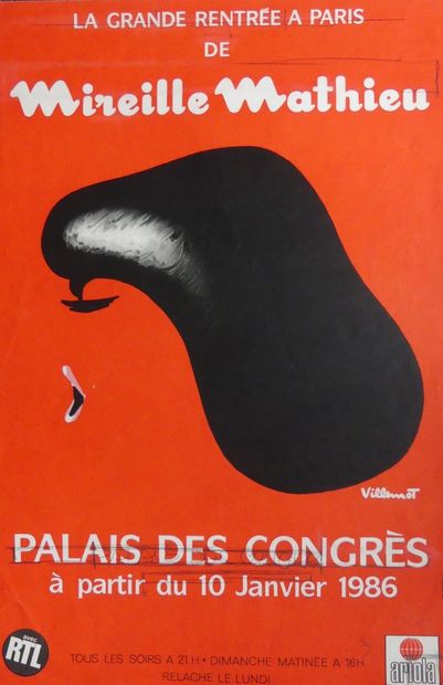 VILLEMOT Bernard (1911-1990) (7 affiches et affichettes) 
FOIRE INTERNATIONALE et...