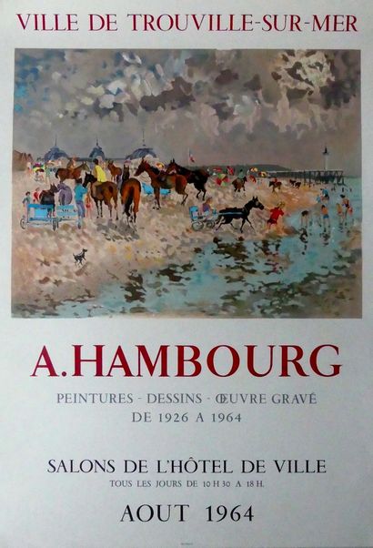 DIVERS (4 Affiches) COCTEAU Jean (Vers 1958)-HAMBOURG (1964)-MATISSE (1976)-MUSÉE...