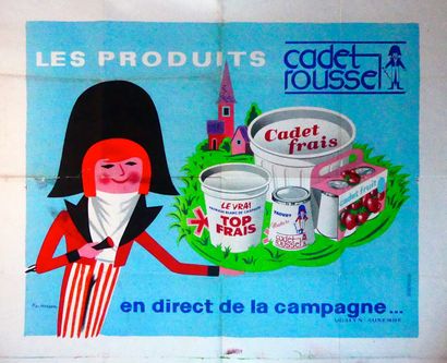 FIX-MASSEAU Pierre et ANONYME (3 Affiches ) LES PRODUITS CADET ROUSSEL - KENNER TRINKEN...