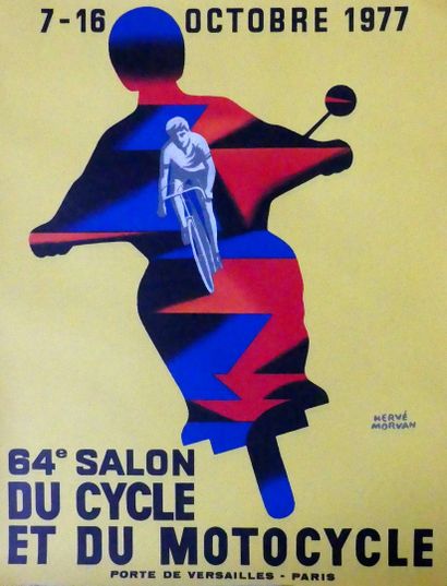 DIVERS (8 affichettes) SALON DE L’AUTOMOBILE et du CYCLE Divers imprimeurs - 60 x...