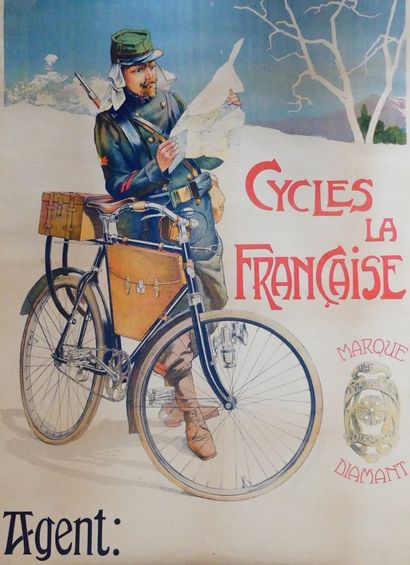 LORANT-HEILBRONN (1874-1912) CYCLES LA FRANÇAISE. Vers 1900 Imprimerie Paul Dupont,...