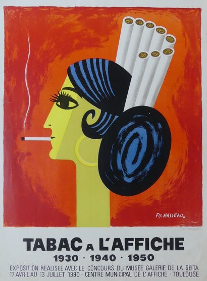 RAVO René (1904-1998) et FIX-MASSEAU Pierre (1905-1994) (2 affiches) CIGARETTES GITANES....