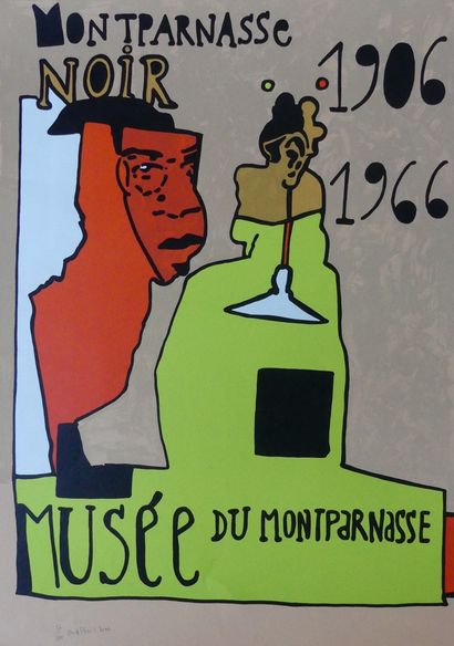 DIVERS (4 Affiches) COCTEAU Jean (Vers 1958)-HAMBOURG (1964)-MATISSE (1976)-MUSÉE...