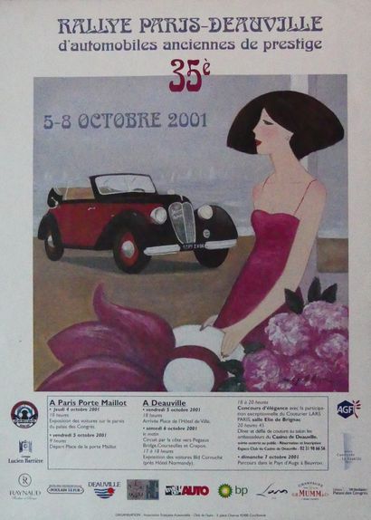 DIVERS (5 affiches et affichettes) LA BAULE. « ASCARI EN TÊTE DE LA COURSE »,1952...